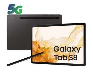 Tablet samsung galaxy tab s8 11'/ 8gb/ 128gb/ 5g/ gris grafito