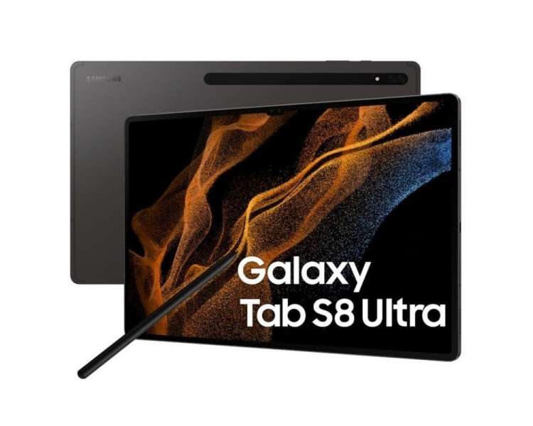Tablet samsung galaxy tab s8 ultra 14.6'/ 8gb/ 128gb/ gris grafito