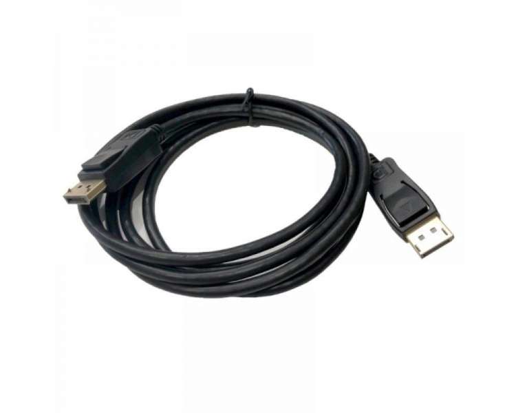 Cable displayport 3go cdpdp-2m/ dp macho - dp macho/ 2m/ negro