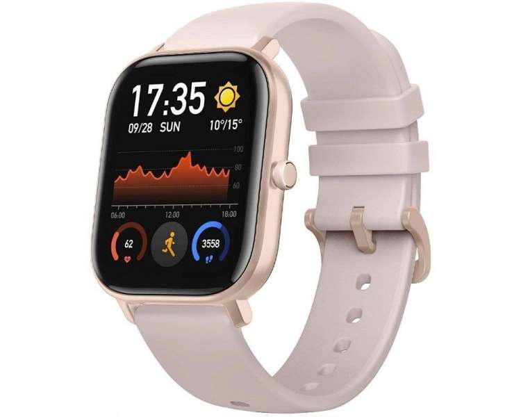 Smartwatch huami amazfit gts/ notificaciones/ frecuencia cardíaca/ gps/ rosa