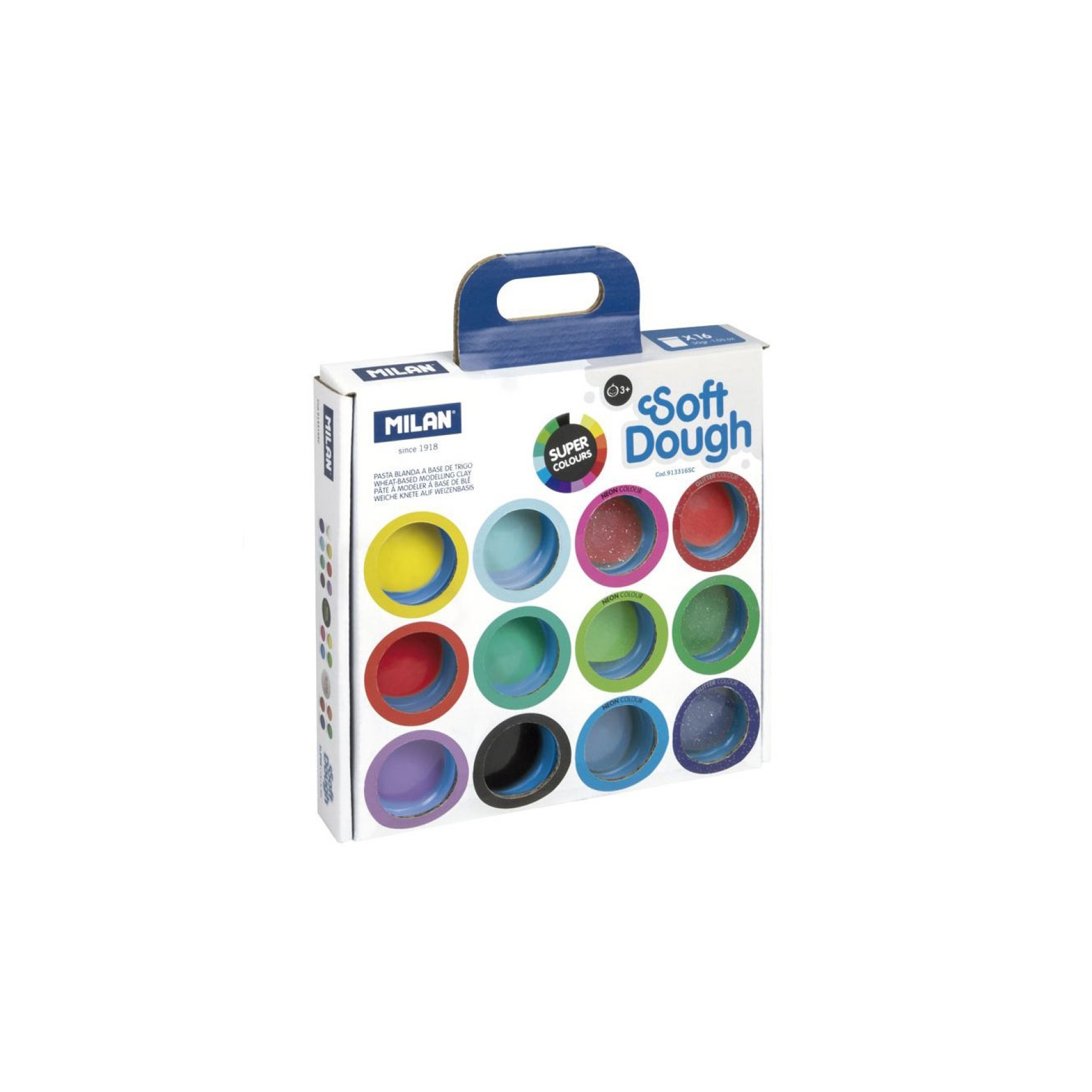 Maletín 16 Botes 30 G Pasta Blanda Milán