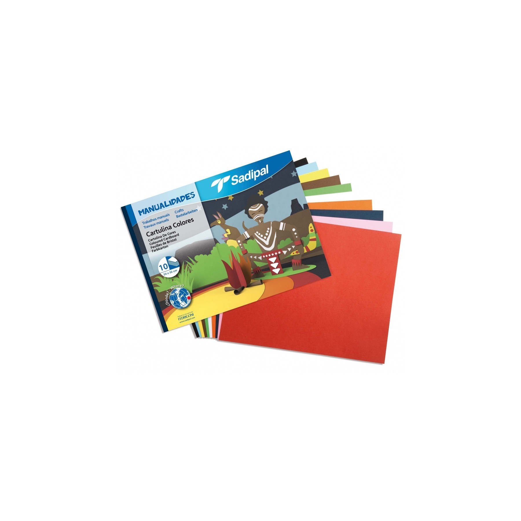 Bloc manualidades Cartulinas 10 hojas