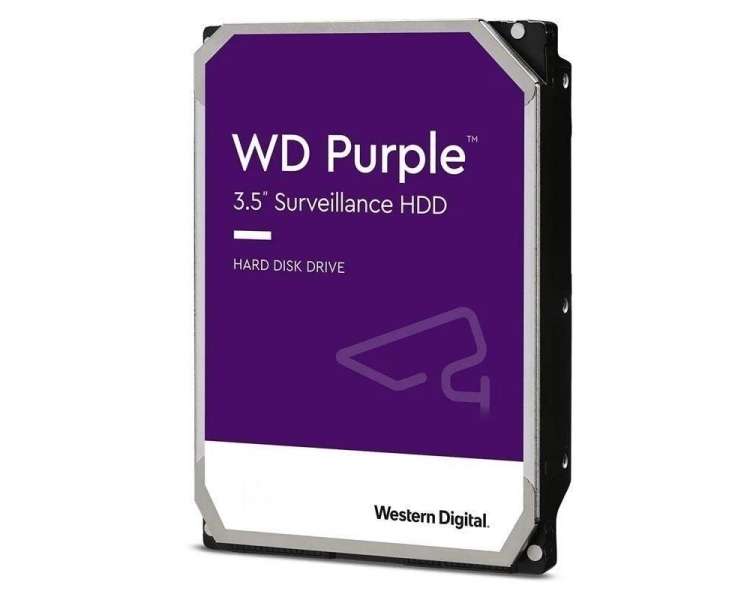 Disco duro western digital wd purple surveillance 12tb/ 3.5'/ sata iii/ 256mb
