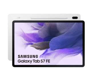 Tablet samsung galaxy tab s7 fe 12.4'/ 6gb/ 128gb/ plata