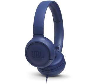 Auriculares jbl tune 500/ con micrófono/ jack 3.5/ azules