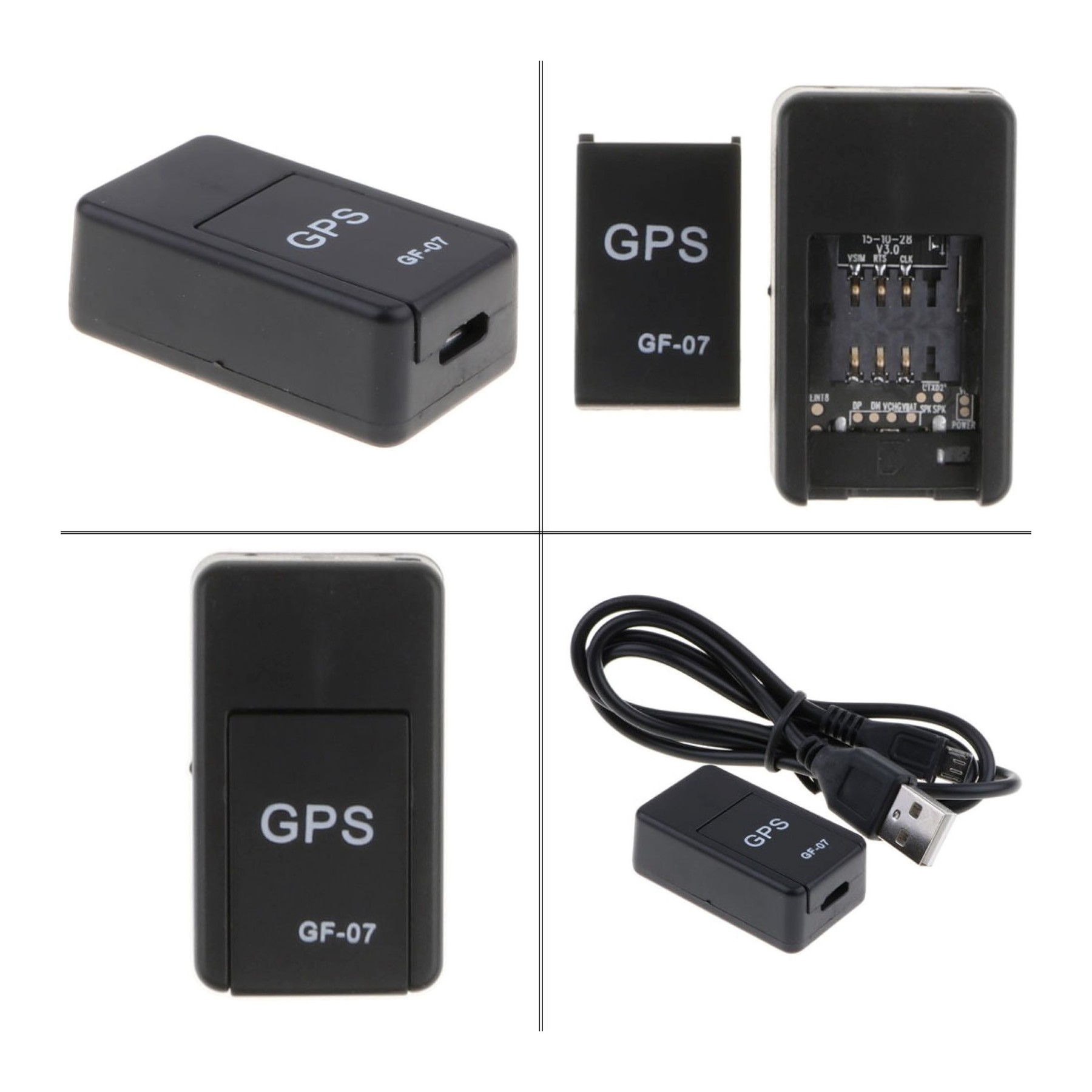 GPS Localizador, Sistema de rastreo para Patinete Bicicleta Moto & Coche