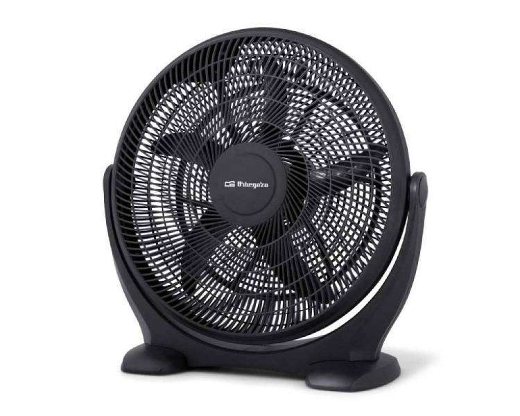 Ventilador de suelo orbegozo power fan bf 0150/ 80w/ 5 aspas 50cm/ 3 velocidades