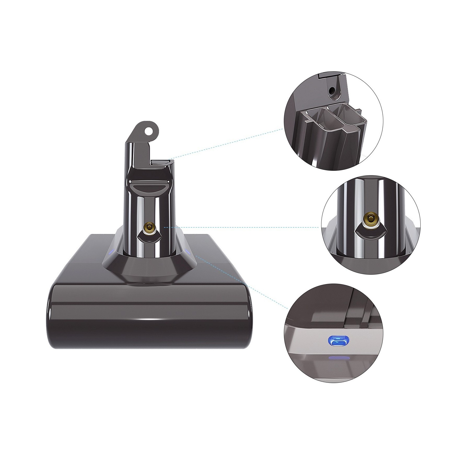 Bateria Dyson V6 DC58 DC59 DC61 DC62 DC72 DC74 SV03 SV05 SV06 SV07 SV09