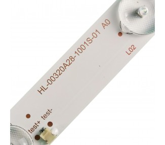 Kit Reparacion Retroiluminacion Tiras de Led PARA TV 32" HL-00320A28-1001S-01 A0 ZDCX32D10-ZC21F-01
