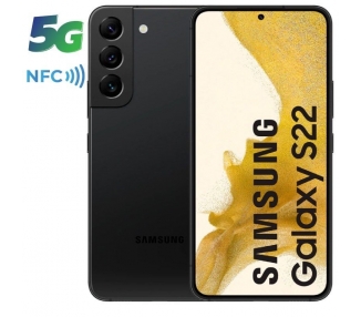 Smartphone samsung galaxy s22 8gb/ 128gb/ 6.1'/ 5g/ negro