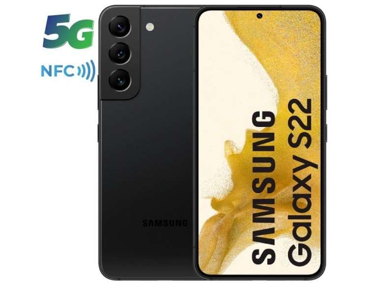 Smartphone Samsung Galaxy S22 8GB 128GB 6.1" 5G Negro