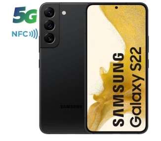 Smartphone samsung galaxy s22 8gb/ 256gb/ 6.1'/ 5g/ negro