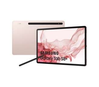 Tablet samsung galaxy tab s8+ 12.4'/ 8gb/ 128gb/ rosa dorado