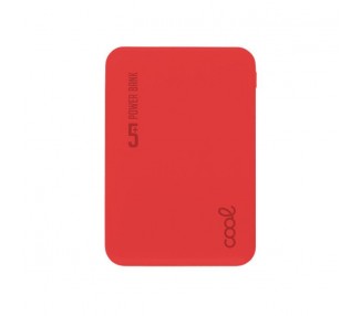 Bateria Externa Micro-usb Power Bank 5000 mAh COOL Leather Rojo