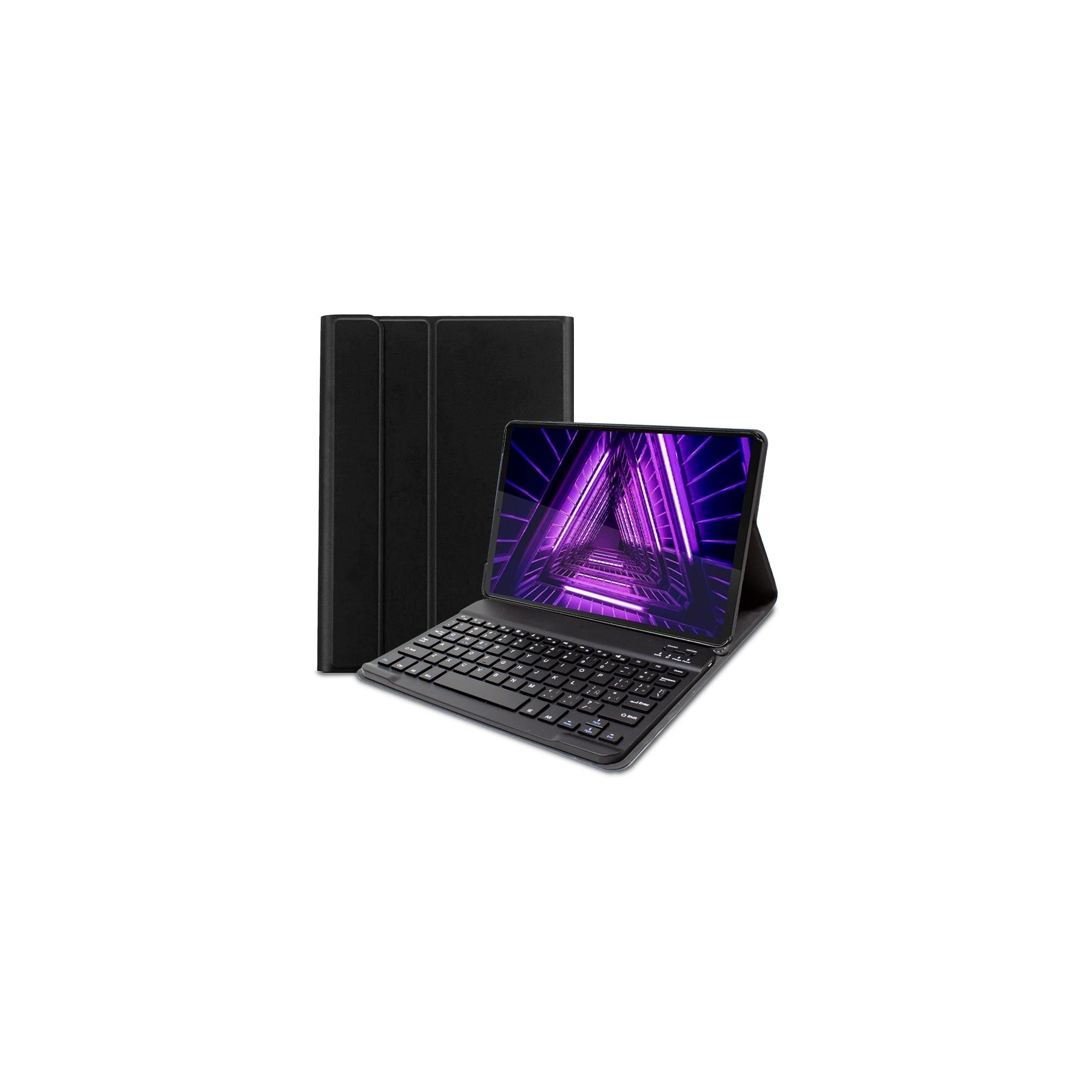 Funda COOL para Lenovo Tab M10 Plus / FHD Plus 2ª Gen / Tab K10 Polipiel Teclado Bluetooth Negro 10.3 pulg