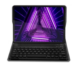 Funda COOL para Lenovo Tab M10 Plus / FHD Plus 2ª Gen / Tab K10 Polipiel Teclado Bluetooth Negro 10.3 pulg