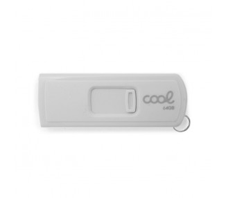 Memoria USB Pen Drive USB x64 GB 2.0 COOL Basic Blanco