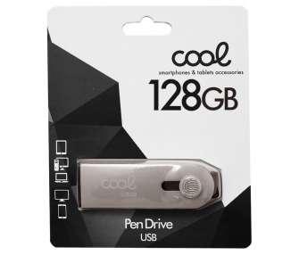 Pen Drive x USB 128 GB 2.0 COOL Optimus Silver