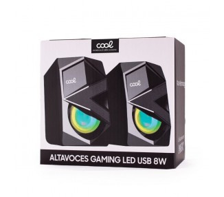 Equipo Altavoces para PC Gaming LED USB COOL 8W