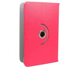 Funda COOL Ebook / Tablet 9.7 - 10 pulg Liso Rosa Giratoria (Panorámica)