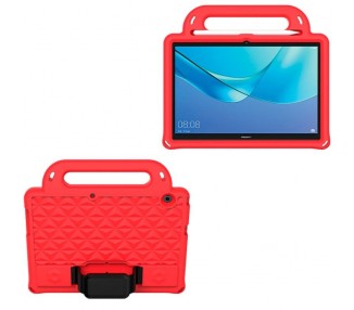 Funda COOL para Huawei Mediapad T5 10.1 Pulg Ultrashock Rojo