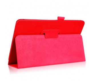 Funda COOL para Samsung Galaxy Tab A (2018) T590 / T595 Polipiel Liso Rojo 10.5 pulg