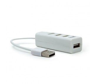 Hub USB 2.0 Universal COOL 4 Puertos USB Blanco