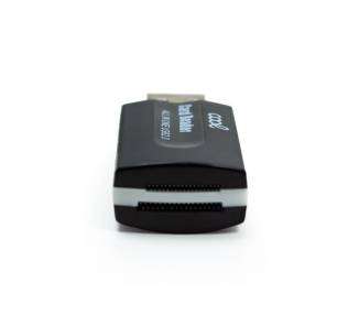 Memoria USB Lector USB Tarjetas Memoria Universal COOL (All in One) Negro
