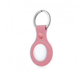 Llavero Protector COOL Compatible con AirTag Silicona Rosa