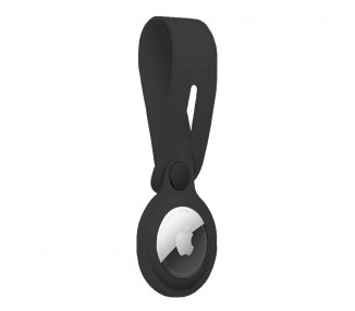 Loop Funda COOL Compatible con AirTag Silicona Negro