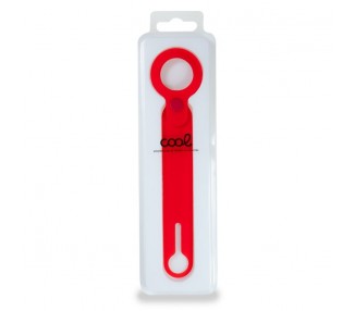 Loop Funda COOL Compatible con AirTag Silicona Rojo