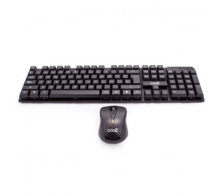 Teclado Español USB PC Kit Inalámbrico + Ratón COOL California