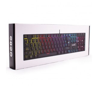 TECLADO PC ESPAÑOL GAMING MECÁNICO USB CABLE COOL AUSTIN