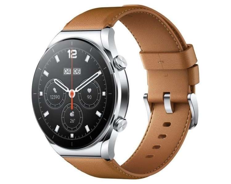 Smartwatch xiaomi watch s1/ notificaciones/ frecuencia cardíaca/ gps/ plata