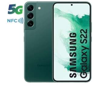 Smartphone samsung galaxy s22 8gb/ 256gb/ 6.1'/ 5g/ verde