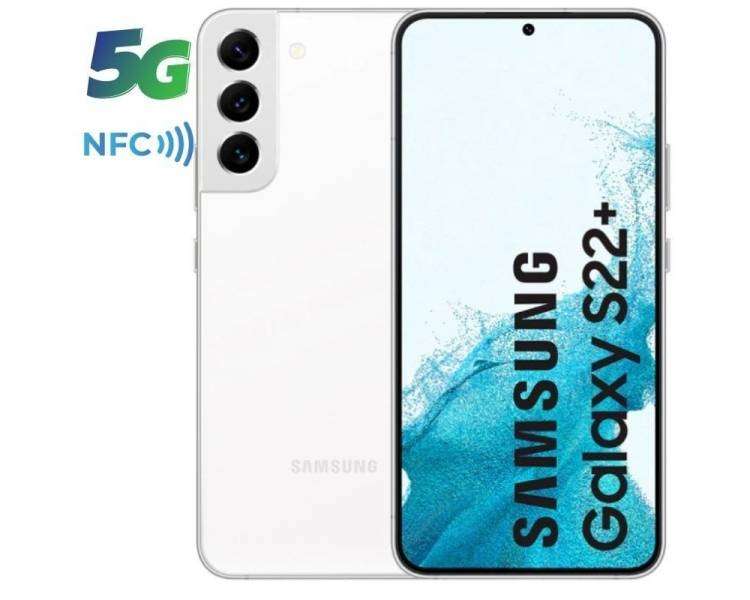 Smartphone samsung galaxy s22 plus 8gb/ 256gb/ 6.6'/ 5g/ blanco