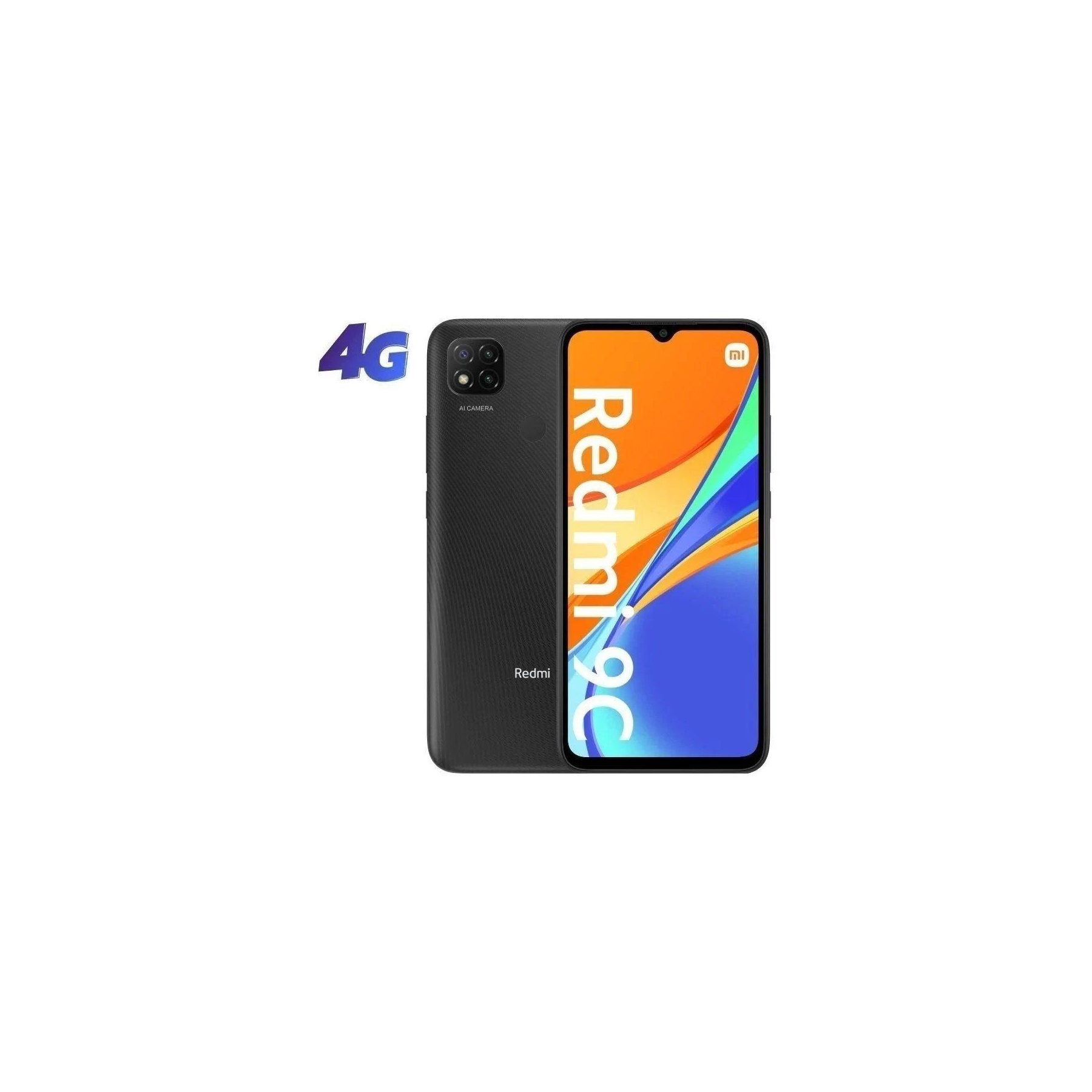 Smartphone xiaomi redmi 9c 4gb/ 128gb/ 6.53'/ gris medianoche