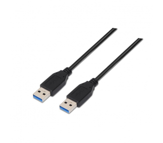 Cable usb 3.0 nanocable 10.01.1002-bk/ usb macho - usb macho/ 2m/ negro