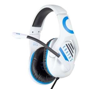 Auriculares gaming con micrófono fr-tec kratos/ jack 3.5/ azules