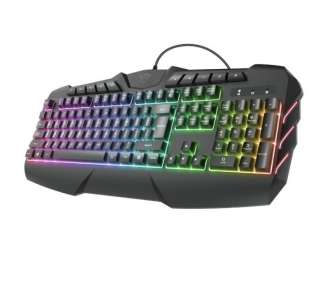 Teclado gaming semimecánico trust gaming gxt 881 odyss