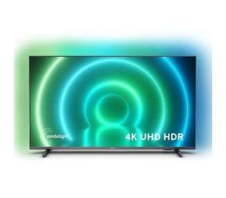 Televisor philips 43pus7906 43'/ ultra hd 4k/ ambilight/ smart tv/ wifi/ gris