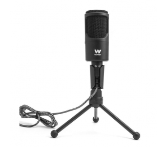pWoxter Mic Studio 50 es un microfono de condensador ideal para grabar conversar o cantar por internet para jugar online o para