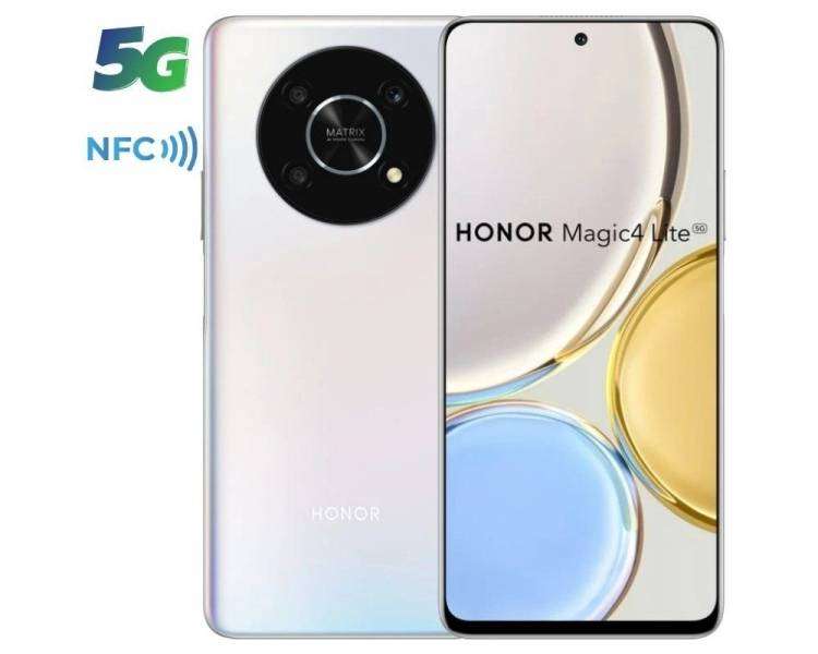 Smartphone Honor Magic4 Lite 6GB 128GB 6.81" 5G Titanio Plateado