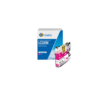 Cartucho de Tinta G&G Compatible para BROTHER LC22E MAGENTA- REEMPLAZA LC22EM