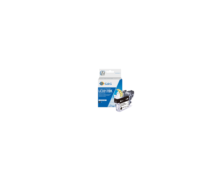 Cartucho de Tinta G&G Compatible para BROTHER LC3217 NEGRO- REEMPLAZA LC3217BK