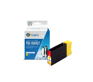Cartucho de Tinta G&G Compatible para CANON PGI1500XL AMARILLO- REEMPLAZA 9195B001