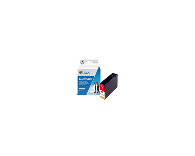 Cartucho de Tinta G&G Compatible para CANON PGI2500XL NEGRO- REEMPLAZA 9254B001
