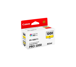 CANON PFI1000 AMARILLO CARTUCHO DE TINTA ORIGINAL - PFI1000Y/0549C001