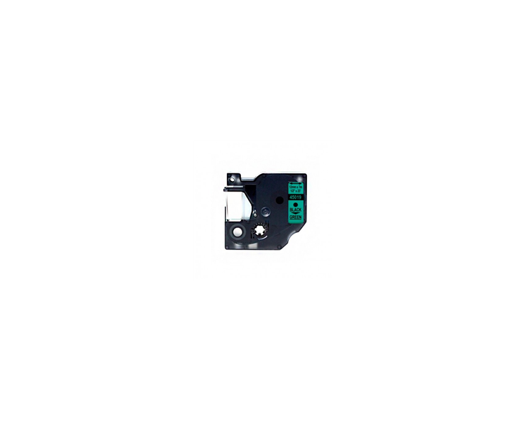 Dymo D1 45019 Negro/Verde Cinta Rotuladora Compatible S0720590