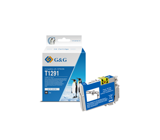 Cartucho de Tinta G&G Compatible para EPSON T1291 NEGRO- REEMPLAZA C13T12914012